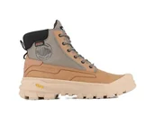 Kozaki damskie - Palladium Męskie PALLARIDER SC WP+ Kozaki Boot, Dusky Green/Brown, 42 EU, Dusky Green Brown, 42 EU - miniaturka - grafika 1