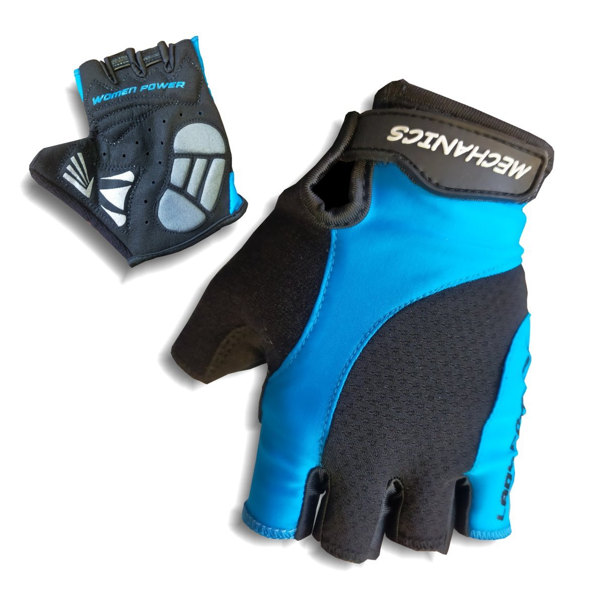 Rękawiczki rowerowe FASTY Mechanics rozm.L niebieskie