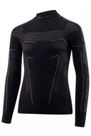 Odzież sportowa dziecięca - Bluza termoaktywna dziecięca Junior Brubeck Thermo LS1612J czarny - miniaturka - grafika 1