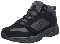 Trampki męskie - Skechers Oak Canyon Ironhide wysokie trampki męskie, Black Suede Mesh Pu Charcoal Trim, 42.5 EU - miniaturka - grafika 1