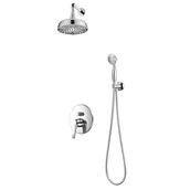 Baterie podtynkowe - Omnires ART DECO SYS AD25 CR CHROM system prysznicowy podtynkowy - miniaturka - grafika 1