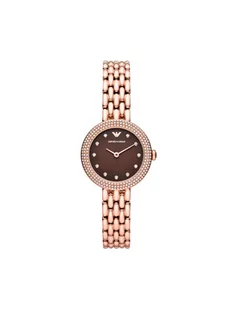 Zegarek Emporio Armani Zegarek AR11418 Rose Gold - Zegarki damskie - miniaturka - grafika 1