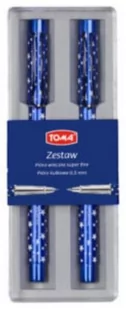 TOMA Zestaw pióro kulkowe + wieczne w gwiazdki TOMA - Przybory szkolne - miniaturka - grafika 1
