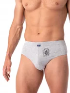 Majtki męskie - KEY 2-Pack SLIPY MĘSKIE MPP 254 M szary/czarny - miniaturka - grafika 1