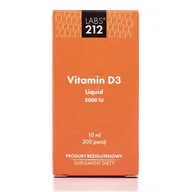 Suplementy naturalne - LABS212 LABS212 Vitamin D3 2000 IU krople LABS5442 - miniaturka - grafika 1
