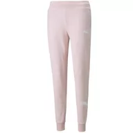 Spodnie damskie - Spodnie Damskie Puma Power Graphic Pants Różowe 847115 16-L - miniaturka - grafika 1