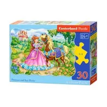 Castorland Puzzle Princess and her Horse 30