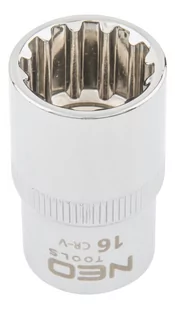 NEO-TOOLS Nasadka Spline 1/2", 16 mm TOP-08-588 - Klucze i nasadki - miniaturka - grafika 1