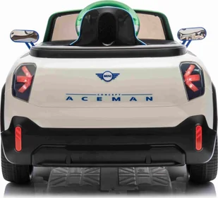 Mini Auto na akumulator Pojazd Mini Concept Aceman Biały 4x4 - Pojazdy elektryczne dla dzieci - miniaturka - grafika 1