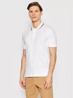 Koszulki męskie - Hugo Boss Polo Penrose 38 50469360 Biały Slim Fit - miniaturka - grafika 1