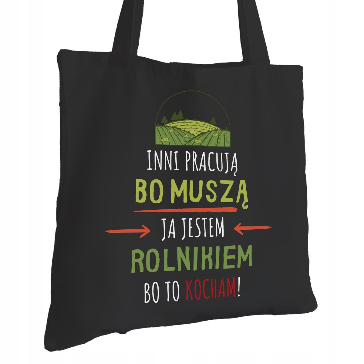 Torba Bawełniana dla Hydraulika Czarna Na Prezent ekologiczna Trwały Nadruk