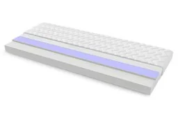 Materac piankowy FOGGIA 135x185 cm Dwustronny Średnio twardy - Materace Materac piankowy FOGGIA 135x185 cm Dwustronny Średnio twardy - Materace - miniaturka - grafika 1
