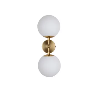 Light Prestige nowoczesny złoty kinkiet DORADO Prestige Light LP-002/2W elegancka złota lampa ścienna na 2 żarówki LP-002/2W - Lampy ścienne - miniaturka - grafika 3