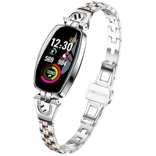 Microwear H8 Srebrny - Smartwatch - miniaturka - grafika 1