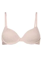 Biustonosze - Calvin Klein Damski biustonosz z fiszbinami Kobiety różowy jednolity, 75B - miniaturka - grafika 1