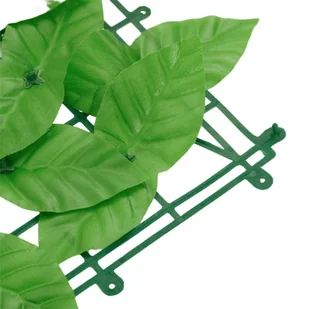 Osłona balkonowa, zielone liście, 200x75 cm Lumarko - Parasole ogrodowe - miniaturka - grafika 6
