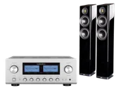 Zestawy stereo - Luxman L-505uXII (srebrny) + Vela FS 407 (czarny) - miniaturka - grafika 1