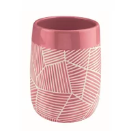 Kubki na szczoteczki do zębów - Kleine Wolke Serena ceramiczny kubek łazienkowy różowy - miniaturka - grafika 1