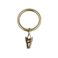 Akcesoria do wystroju okien - Kółka z żabką mosiądz antyczny 25 mm 10 sztuk Bojanek - miniaturka - grafika 1