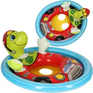 Materace dmuchane i koła do pływania - INTEX 59570 Koło do pływania dmuchane ponton plażowy żółw max 23kg 3-4lata - miniaturka - grafika 1