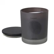 Świece - Blomus Świeca zapachowa Firewood 10,5x9cm FLAVO szara B65805 - miniaturka - grafika 1