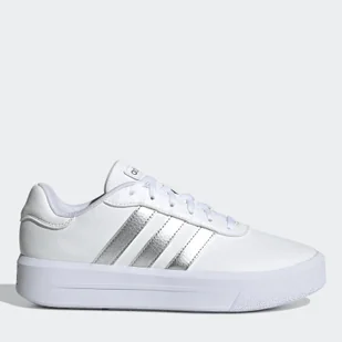 Adidas Court Platform GV8996 Niskie Trampki Damskie 37,5 (4.5UK) 23cm Białe/Srebrne/Białe (5904248842741) (955555900594720) - Outlet - Trampki damskie - miniaturka - grafika 1