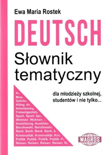 WAGROS Deutsch słownik tematyczny - Ewa Rostek - Słowniki języków obcych - miniaturka - grafika 1