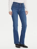 Spodnie damskie - Lee Jeansy Breese 112341971 Niebieski Bootcut Fit - miniaturka - grafika 1