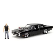 Samochody i pojazdy dla dzieci - JADA FAST AND FURIOUS DODGE CHARGER R/T + FIGURKA DOM 1:24 253205006 - miniaturka - grafika 1
