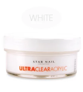 Ultra Clear puder świetlisto-biały 45 g U660 - Manicure tytanowy - miniaturka - grafika 1
