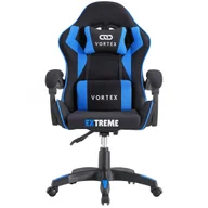 Fotele gamingowe - Fotel Gamingowy Z Tkaniny Extreme Vortex Blue, Krzesło Gracza - miniaturka - grafika 1