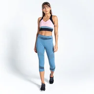 Spodnie damskie - Dare 2b - Damskie Legginsy 3/4 Born To Shine Niebieski, Rozmiar: 34 - miniaturka - grafika 1