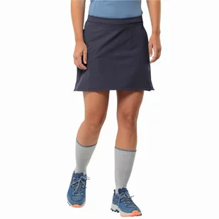 Damskie spódnico-spodenki Jack Wolfskin HIKING ALPINE SKORT W graphite - 34 - Spodenki damskie - miniaturka - grafika 1