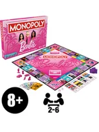 Gry planszowe - Hasbro Monopoly "Barbie" - 8+ - miniaturka - grafika 1