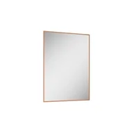 Lustra - Lustro łazienkowe led barwa neutralna prostokątne 60x80 cm Elita Sharon Square różowe złoto RE060603015450 - miniaturka - grafika 1