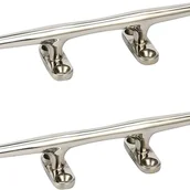 Zawiasy, okucia i inne akcesoria - Knagi antypoślizgowe ze stali nierdzewnej z otwartą podstawą – idealne do łodzi, pokładów, dekoracji żeglarskich itp. – 2 sztuki, 15 cm - miniaturka - grafika 1