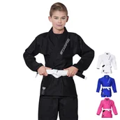 Kimona, stroje i obuwie - Starpro Dziecięce Kimono GI Do Brazylijskiego Jiu-Jitsu Czarne C1 - miniaturka - grafika 1