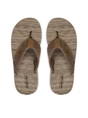 Klapki i japonki męskie - Skechers Japonki Quill - Seaside 205719/BRN Brązowy - miniaturka - grafika 1