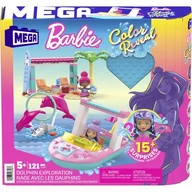 Klocki - Barbie Color Reveal Przygoda z delfinami HHW83 - miniaturka - grafika 1
