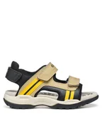 Buty dla chłopców - Geox Sandały Jr Borealis J450RA 015ME C0445 M Beżowy - miniaturka - grafika 1