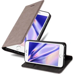 Cadorabo Etui na Apple iPhone 7 / 7S / 8 / SE 2020 w kolorze COFFEE BROWN Etui na telefon komórkowy z magnetycznym zamknięciem, funkcją podstawki i miejscem na kartę Etui Etui ochronne Etui z klapką w stylu książki - Etui i futerały do telefonów - miniaturka - grafika 1