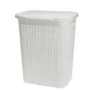 Kosze na bieliznę - Kosz na bieliznę 50 l WILLOW biały - miniaturka - grafika 1
