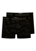 Majtki męskie - Bokserki (dłuższa nogawka) Soul Henderson 2-pak czarny, grafitowy XL - miniaturka - grafika 1
