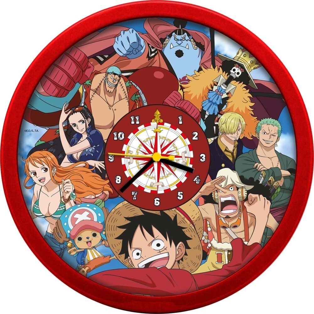 Straw Hat Pirates Zegar Ścienny One Piece