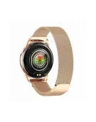 Smartwatch - ecowatch Smartwatch EW03 gold - miniaturka - grafika 1