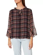 Bluzki damskie - Cartoon Bluzka damska, Brązowy (brązowy/beżowy 7871), 36 - miniaturka - grafika 1