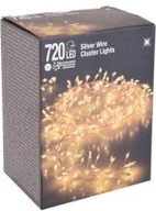 Oświetlenie świąteczne - Lampki 720 LED 7,2 metra światło ciepłe LAMPKI LED RYŻ na prąd IP44 - miniaturka - grafika 1