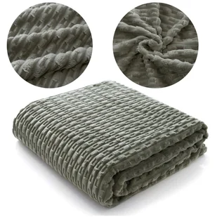 Koc 160x200 Mikrofibra Tłoczona Ivana 09 - Koce - miniaturka - grafika 1