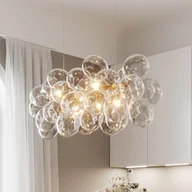 Lampy sufitowe - By Rydéns Gross Bar lampa wisząca, mosiądz/przezroczysty, 80 cm, szkło - miniaturka - grafika 1