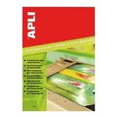 Etykiety samoprzylepne i bloki etykiet - Apli Folia do ksero AP861 100) z samoprz brzegiem - miniaturka - grafika 1